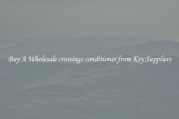 Buy A Wholesale crossings conditioner from Key Suppliers