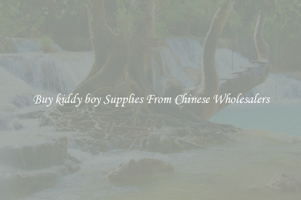 Buy kiddy boy Supplies From Chinese Wholesalers