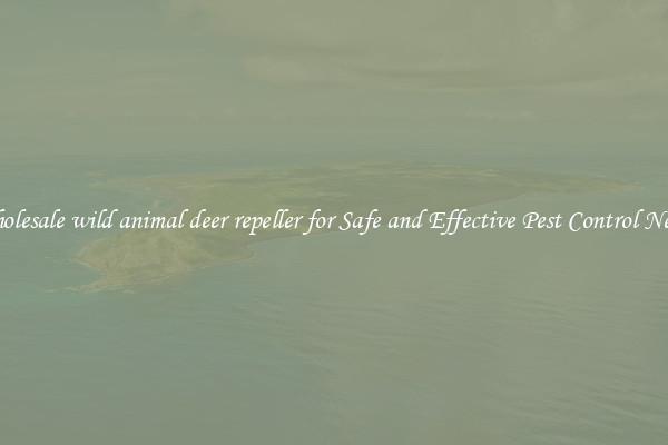Wholesale wild animal deer repeller for Safe and Effective Pest Control Needs