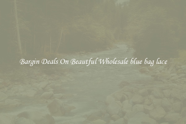 Bargin Deals On Beautful Wholesale blue bag lace
